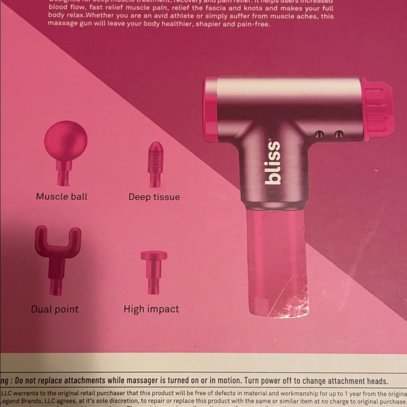 Bliss Spa Pink Massage Set - Picture 3 of 3